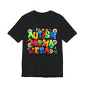 Autism Mama Era T-Shirt — Colorful Puzzle Piece Autism Awareness Tee